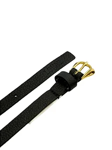Cinto Feminino Couro Preto