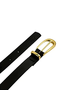Cinto Feminino Couro Preto