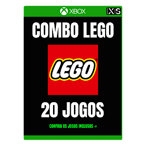Combo LEGO com 20 Jogos – Xbox One e Xbox Series S/X – Mídia Digital - LEGO Xbox