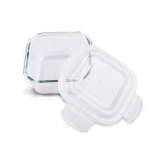 POTE HERMÉTICO QUADRADO COM TAMPA 1000 ML