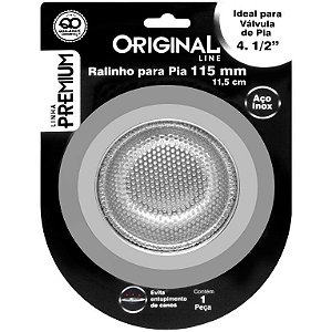 RALINHO PARA PIA 115 MM PREMIUM - INOX