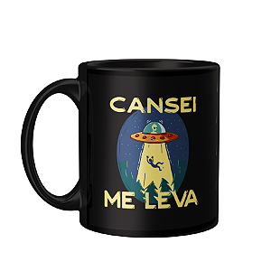 Caneca Preta Personalizada - 325ml