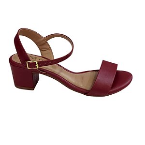 Sandália Feminina napa Salto Bloco - Beira Rio 612