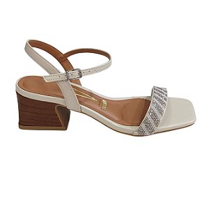 Sandália Feminino Salto Bloco Vizzano