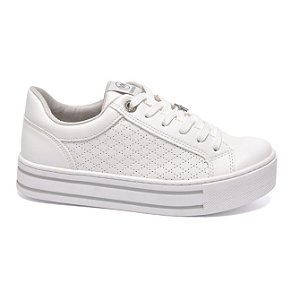 Tênis branco Feminino Casual Básico - Via Marte