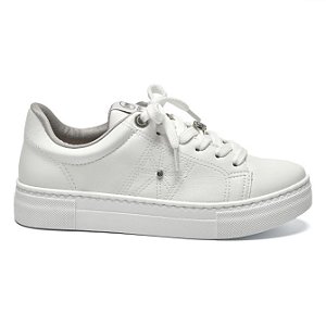 Tênis Branco Casual Feminino - Via Marte