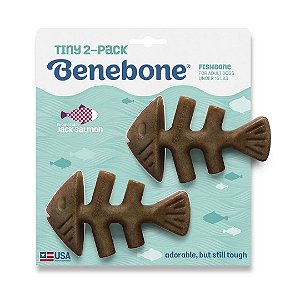 Brinquedo Benebone Tiny 2-pack Fishbone