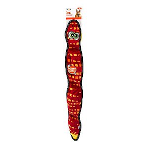 Brinquedo Outward Hound Cobra Dupla Costura Para Cães Vermelho XL
