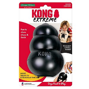 Brinquedo Kong Extreme Mordedor Recheável Preto XXG