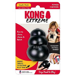 Brinquedo Kong Extreme Mordedor Recheável Preto P