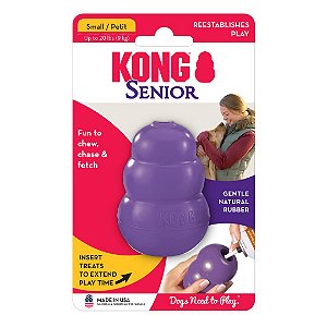 Brinquedo Kong Sênior Mordedor Recheável Roxo P