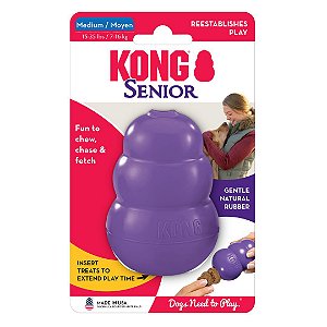 Brinquedo Kong Sênior Mordedor Recheável Roxo M