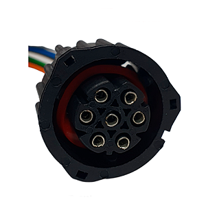 CHICOTE 7 VIAS para  LANTERNA CAMINHAO VOLVO/ SCANIA/ MBB/ VW/ IVECO