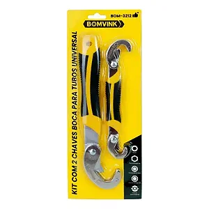 KIT COM 2 CHAVES BOCA PARA TUBOS UNIVERSAL