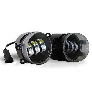 Par De Faróis De Neblina Led Redondos  Toyota De 3,5 Polegadas Drl