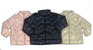 JAQUETA PUFFER METALIZADA THRE