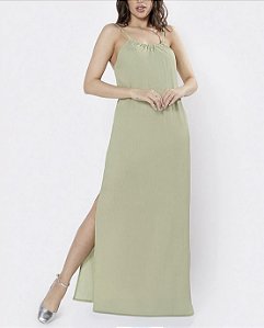 VESTIDO LINHO FRANZIDO