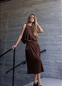 CONJUNTO TRICO SAIA BRUNA