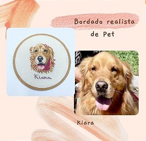 Bordado realista de Pet