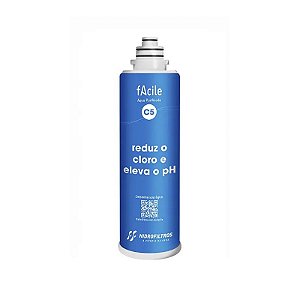 Filtro Refil Hidrofiltros Purificador Facile C5, Equilibre a acidez do seu organismo com facilidade!