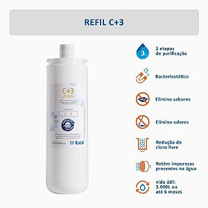 Kit com 12 Refis C+3 e 12 Refis Pré C+3 IBBL Original