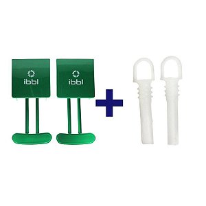 Kit de Reposição com 2 Torneiras e 2 Bicos de Silicone IBBL Original