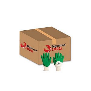Luva Kalipso Confortex Verde CA 11127 Caixa com 24 Pares