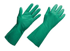 Luva Nitrílica Com Forro Superpro Verde CA 37812