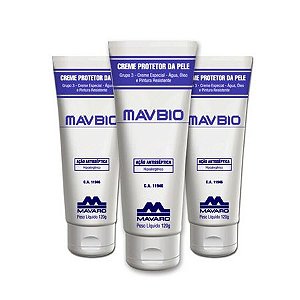 Cremes Protetor Antisséptico Mavaro 120gr Kit com 3 CA 11946