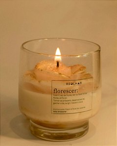 Vela Florescer Premium - Lavanda