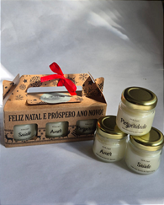Trio de Velas Natal