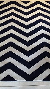 TURCO CHEVRON AZUL  3,00 X 2,00