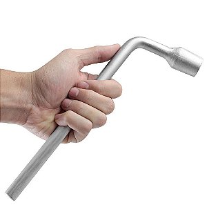 CHAVE RODA " L" 17MM VW/ GM (EXCETO KOMBI/ FUSCA/ BRASILIA/ S10/ BLAZER/ FORD/ RENAULT/ PEUGEOT/ CITROEN)