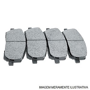 PASTILHA FREIO TRASEIRA SPORTAGE 2.0 16V 10/.. CERATO 1.6 09/.. I30 2.0 16V 09/12 IX35 2.0 16V 10/.. RIO 05/.. (MANDO)