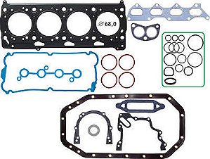 JUNTA MOTOR GOL 1.0 16V 97/05 POLO 1.0 16V 02/03 PARATI 1.0 16V 97/02 (S/ RETENTOR) CABECOTE METALICO ) EXCETO POWER)