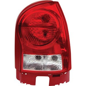 LANTERNA TRASEIRA GOL GIV 05/08 RUBI LD RE CRISTAL ACRÍLICO