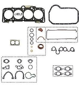 JUNTA MOTOR PASSAT/ PARATI/ VOYAGE 1.6 83/85 (ALCOOL ) (S/ RETENTOR)