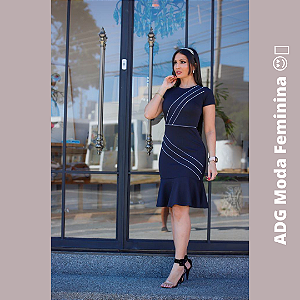 Vestido Vivos transpassado