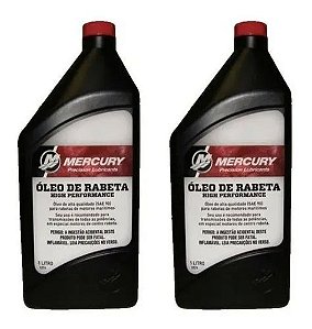 Kit Óleo de Rabeta High Performance Mercury Quicksilver com 2 Litros