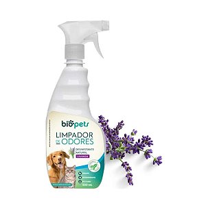 Eliminador De Odores Animais Lavanda Pulverizador 500ml