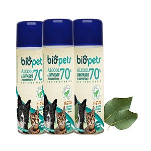 Kit 03 Limpador De Superfície Pet Vegano A Base Plantas 300ml