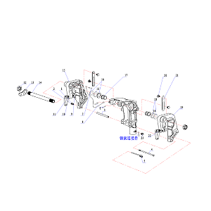 Motor De Popa Hidea 15 HP 15FHL(S)-YMH Vista Explodida Suporte Cavalete