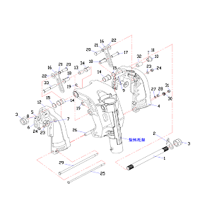 Motor De Popa Hidea 40 HP 40 FHL(S)-YMH Vista Cavalete