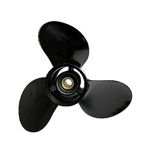 Hélice para motor de popa Johnson Evinrude 25hp Passo 9 1/4x12 Pinado