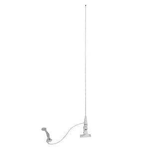 Antena VHF 1.5M 3DB base de nylon com 1.5 metros de fio
