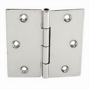 DOBRADICA QUADRADA 6F EM  ACO INOX COM 316 DE ABERTURA - 50x60x1,5MM