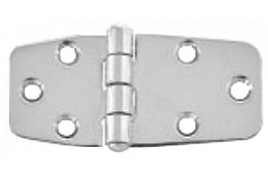 DOBRADIÇA ASSIMÉTRICA 6F EM AÇO INOX - 82x40x2MM