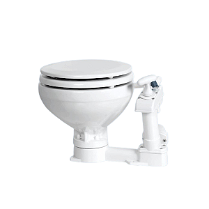 Vaso sanitário manual vaso sanitário em cerâmica compacto para barco lancha yacht