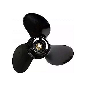 Hélice para motor de popa Johnson Evinrude 45 a 140hp Passo 14x21 Estria c/escape cubo grosso