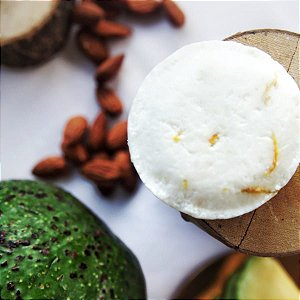 Shampoo Sólido Cabelos Oleosos  (Abacate, Amêndoas e Semente de Uva)  50g - Caulí